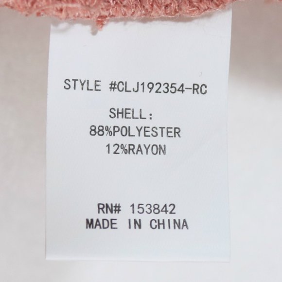 Code x Mode Pink Knit V-Neck Pocket Cardigan - Picture 10 of 12